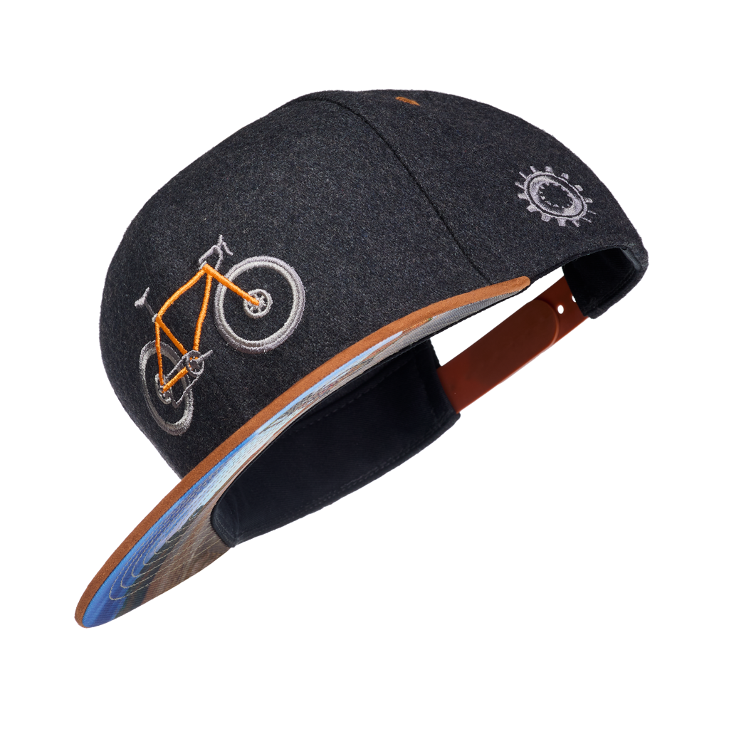gravel bike cap Snapback – Cadency Batterie:17.5A Der goldene Handschuh | durchmesser_10.00  mm Microperforated side panels wick