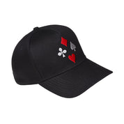 Baseball Cap Poker Black