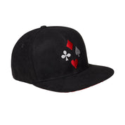 Snapback Cap Poker Black