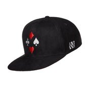 Snapback Cap Poker Black