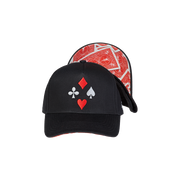 Baseball Cap Poker Black