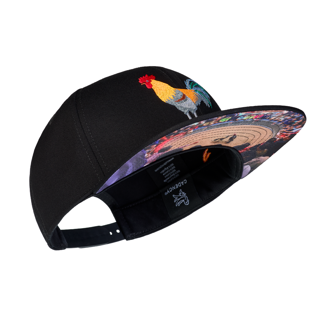 Snapback Cap Cockfighter, Black