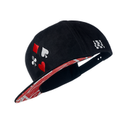 Snapback Cap Poker Black