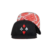 Snapback Cap Poker Black