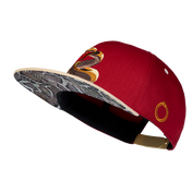 Snapback Cap Snake, Rust Red