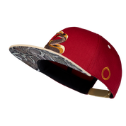 Snapback Cap Snake, Rust Red