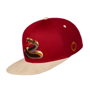 Snapback Cap Snake, Rust Red
