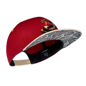 Snapback Cap Snake, Rust Red