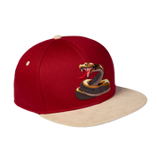 Snapback Cap Snake, Rust Red