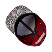 Snapback Cap Snake, Rust Red