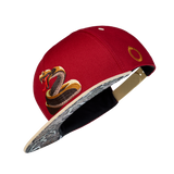 Snapback Cap Snake, Rust Red