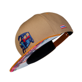Snapback Cap Tuk Tuk, Khaki